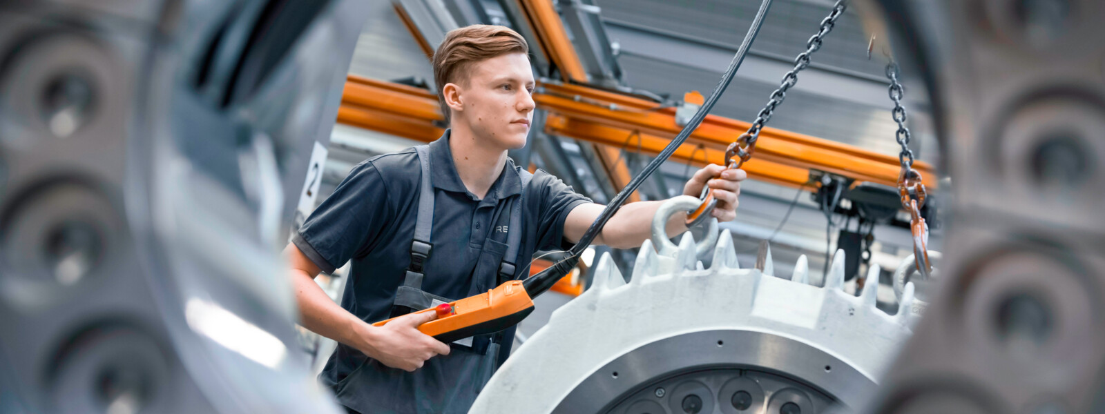 Bearing production at RENK