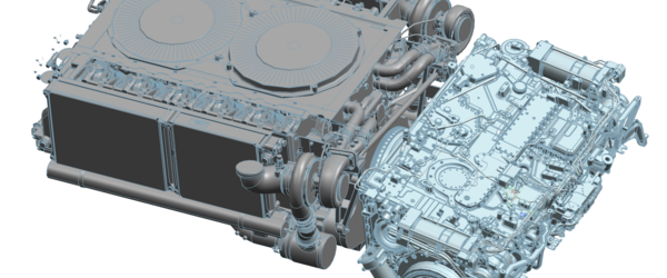 We are the market leader in transmissions for military vehicles and can support in defining the best fitting power pack. 