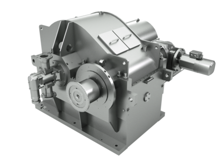 Helical gearbox