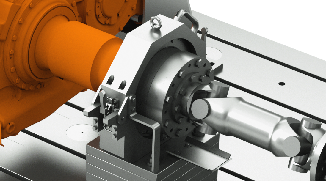 railway axle gear units test rig - RENK