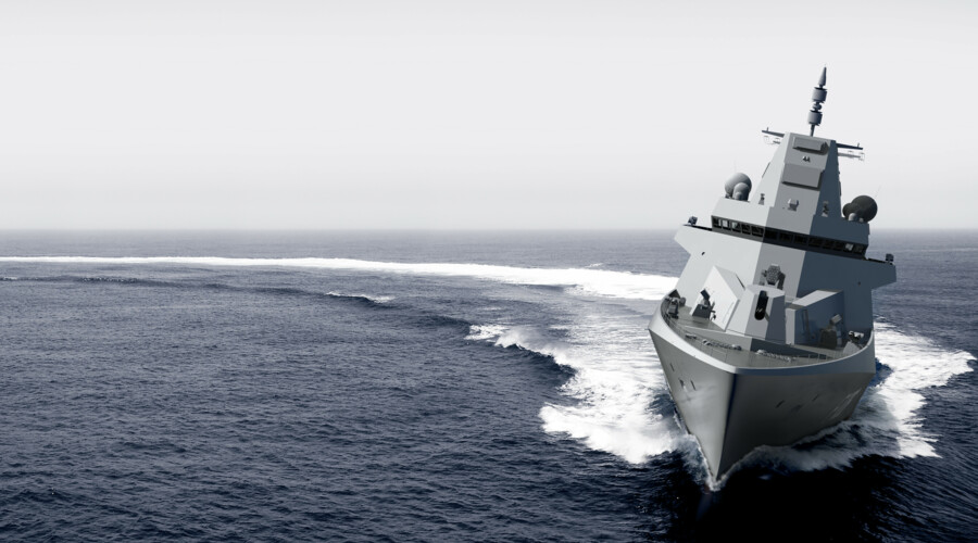 Navy ship with high dynamic propulsion system