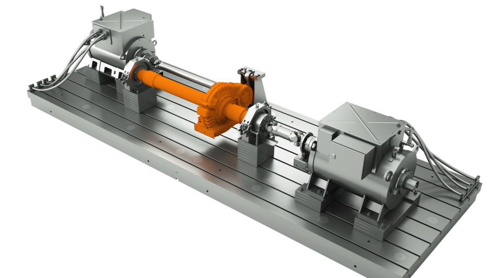 Test rigs for axle gear units