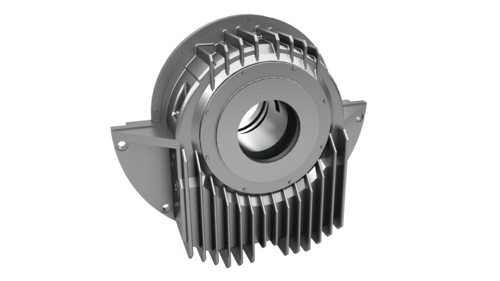 EM type – finned middle flange bearing