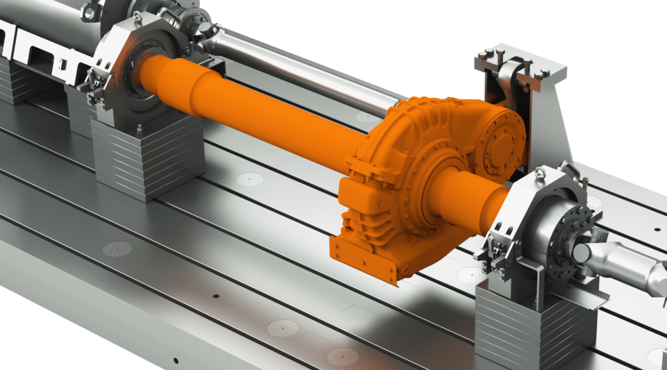 railway axle gear units test rig - RENK