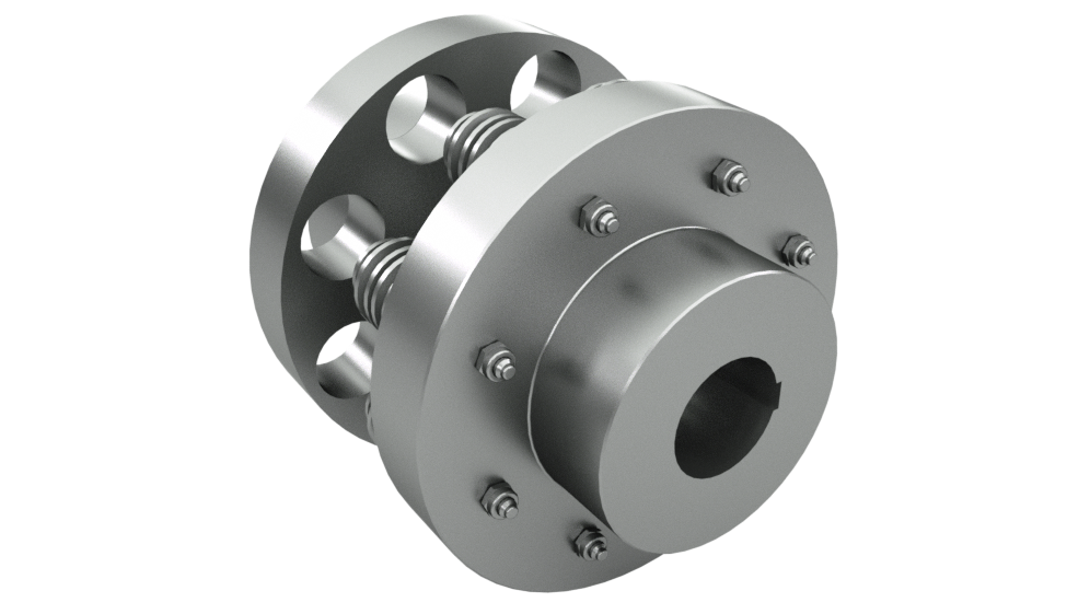 ELCO flexible couplings for effective damping of shocks and vibrations.
