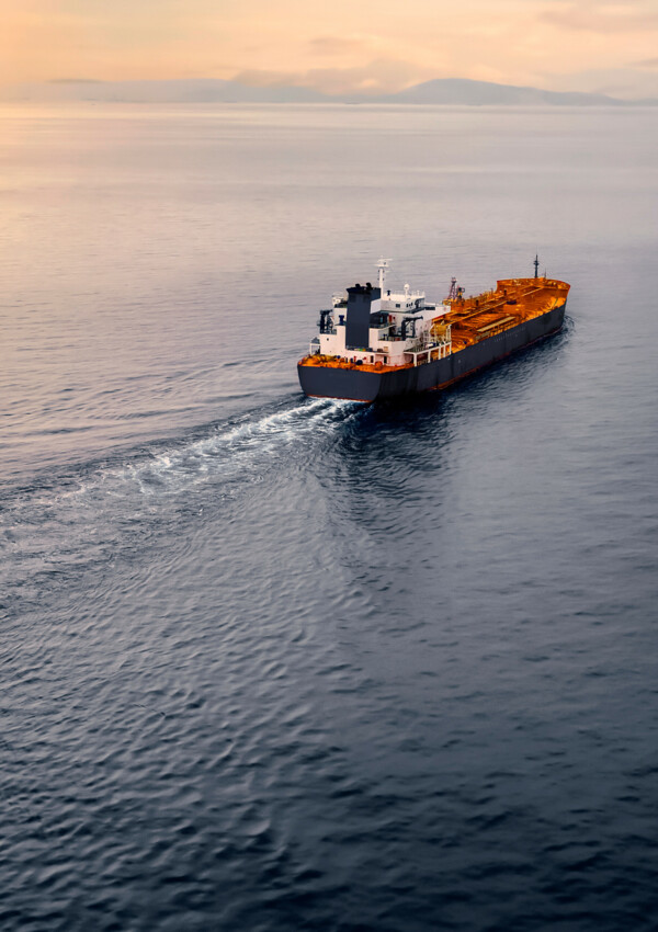 Emissionsreduzierung in der Schifffahrtsindustrie.